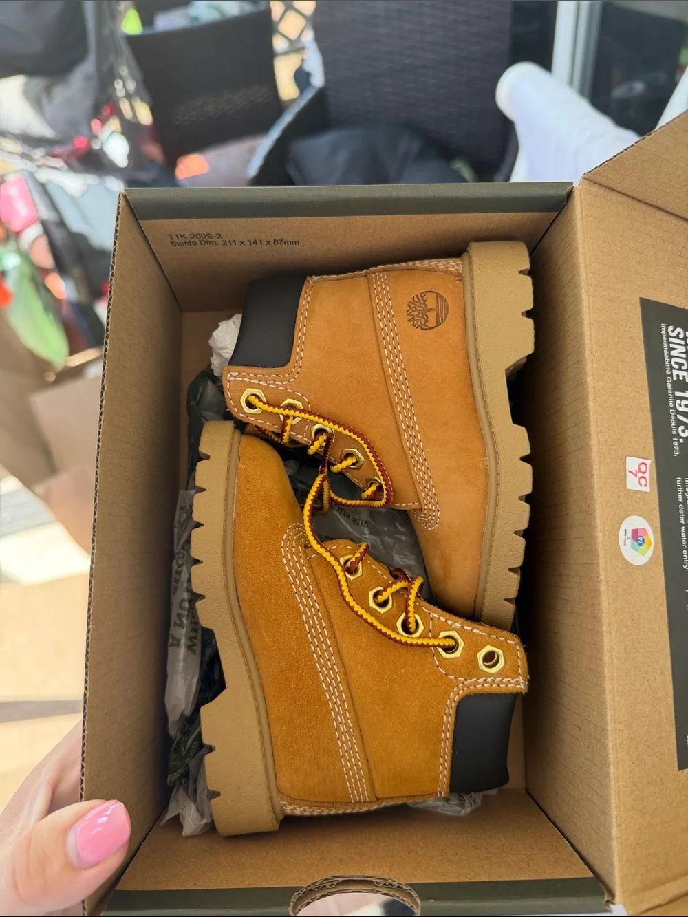 Brand new baby timberland boots